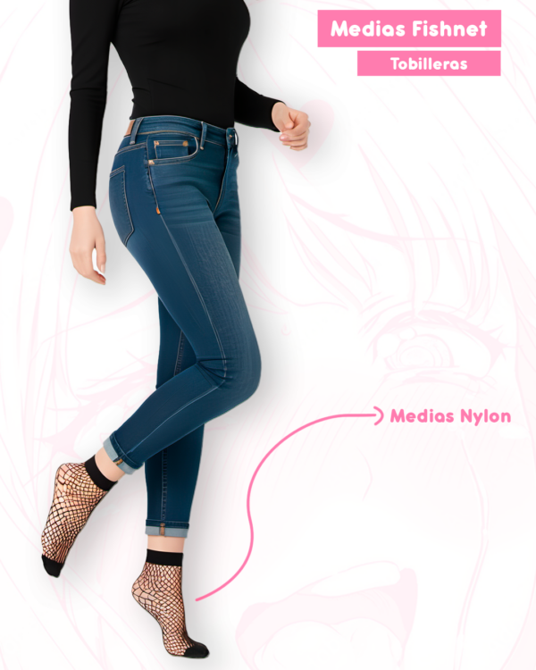 Medias Malla Tobilleras
